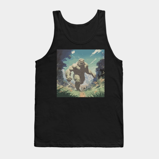 Yeti Tank Top by Ray Crimson